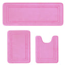 3pcs set Household Non-Slip Bath Mat Absorbent Floor Rug