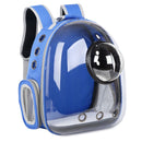 Transparent Pet Carrier Backpack - Breathable Space Capsule Design for Cats and Dogs