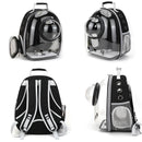 Transparent Pet Carrier Backpack - Breathable Space Capsule Design for Cats and Dogs
