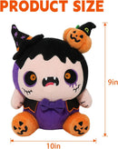 Halloween Monster Plush,Witch & Pumpkin Devil Plush,Soft Halloween Stuffed Animal Scary Plushies for Decor,Gifts & Movie Nights