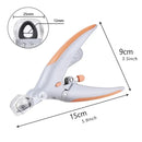 LED Light Pet Nail Clipper with Amplification Function Dog Cat Special Nail Trimmer Tool Pet Grooming Cleaning Supplies