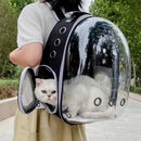 Transparent Pet Carrier Backpack - Breathable Space Capsule Design for Cats and Dogs