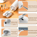 Mini aspirador de pó recarregável, 21 em 1, teclado de computador, fone de ouvido, conjunto de escova de limpeza de celular, ferramentas de cuidados com a câmera