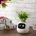 White Tuya Ivy Smart Planter,Endless Fun over 49 Rich Expressions,7 Smart Sensors and AI Chips Make Raising Plants Easy and Fun