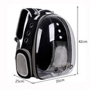 Transparent Pet Carrier Backpack - Breathable Space Capsule Design for Cats and Dogs