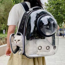 Transparent Pet Carrier Backpack - Breathable Space Capsule Design for Cats and Dogs