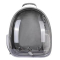 Transparent Pet Carrier Backpack - Breathable Space Capsule Design for Cats and Dogs