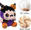 Halloween Monster Plush,Witch & Pumpkin Devil Plush,Soft Halloween Stuffed Animal Scary Plushies for Decor,Gifts & Movie Nights